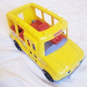 Vintage 1998 Fisher-Price Yellow School Bus